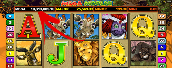 mega moolah jackpot